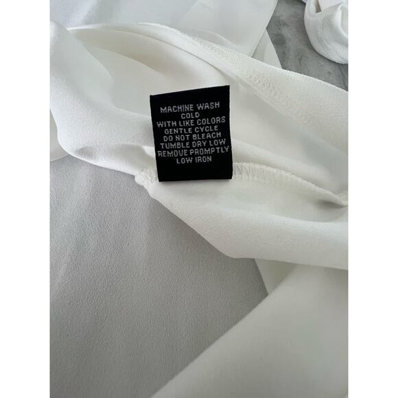 Robert Louis White Knit Tunic Top Metallic Studded Woman Plus Size 3X NWT - Picture 6 of 8